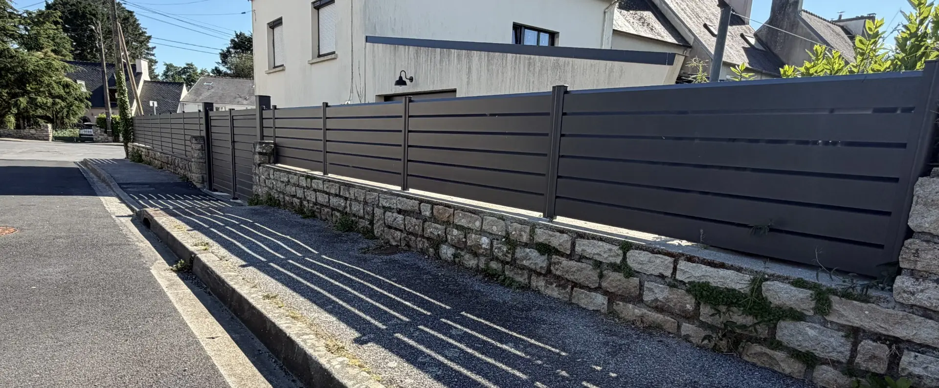 PORTAIL ET CLOTURE ALUMINIUM-QUIMPER-PSV MENUISERIES